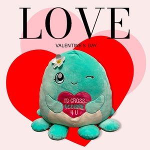 OLINA 16” “I’D CROSS OCEANS 4 U” LARGE NEW RELEASE VALENTINES SQUISHMALL…